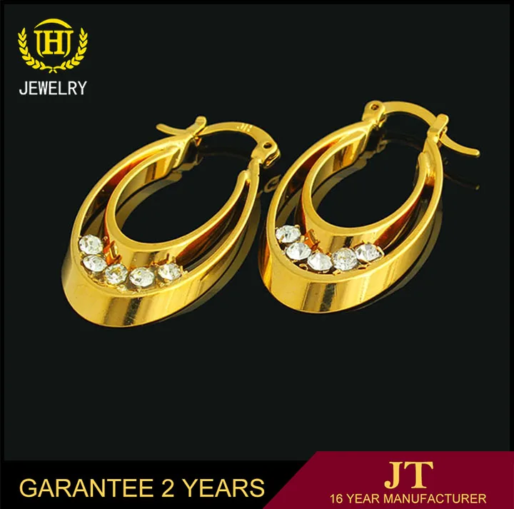 Buy New Model Five Metal Jhumkas Gold Design Stone Impon Jimiki Earrings  Best Price Buy Online
