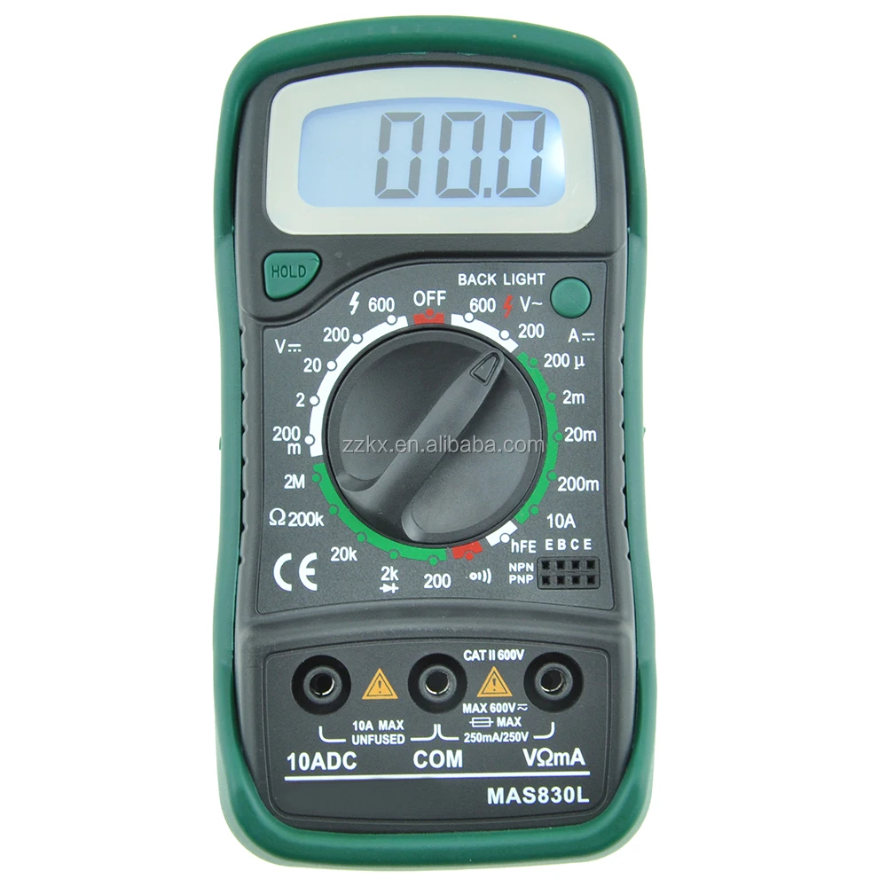 High Quality Digital Multimeter With Backlight and Data Hold KT830L