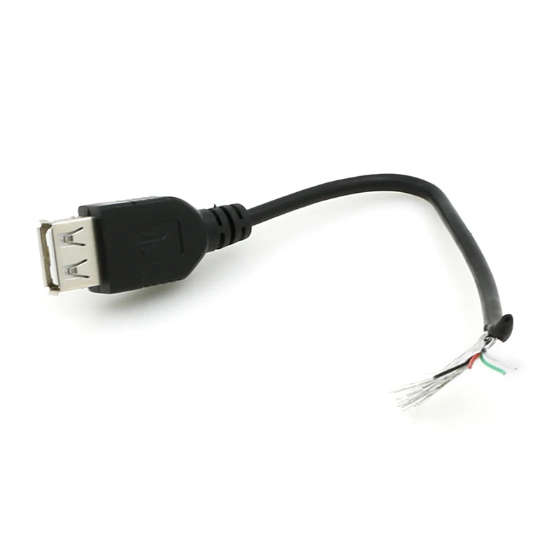 Высококачественный индивидуальный кабель для зачистки проводов, usb a, штекер, гнездо, кабель с открытым концом