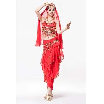 Belly Dance Performance Costume for Women Bollywood Dance Costumes