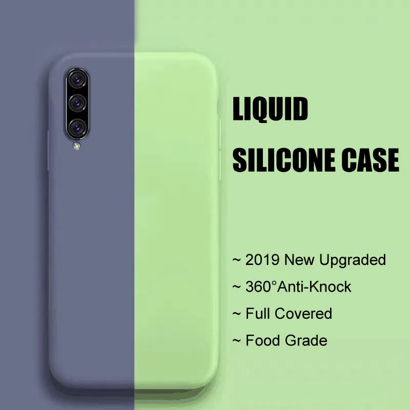 Full Cover Protective Silicone Cases for Samsung Phones