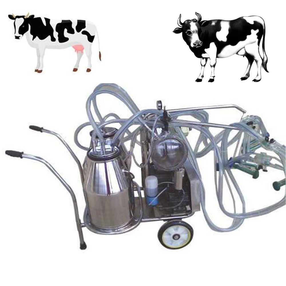 Details about   12V 24W Electric Cow Goat Sheep Milking Machine Vacuum Pump ABS Bucket Suction M 