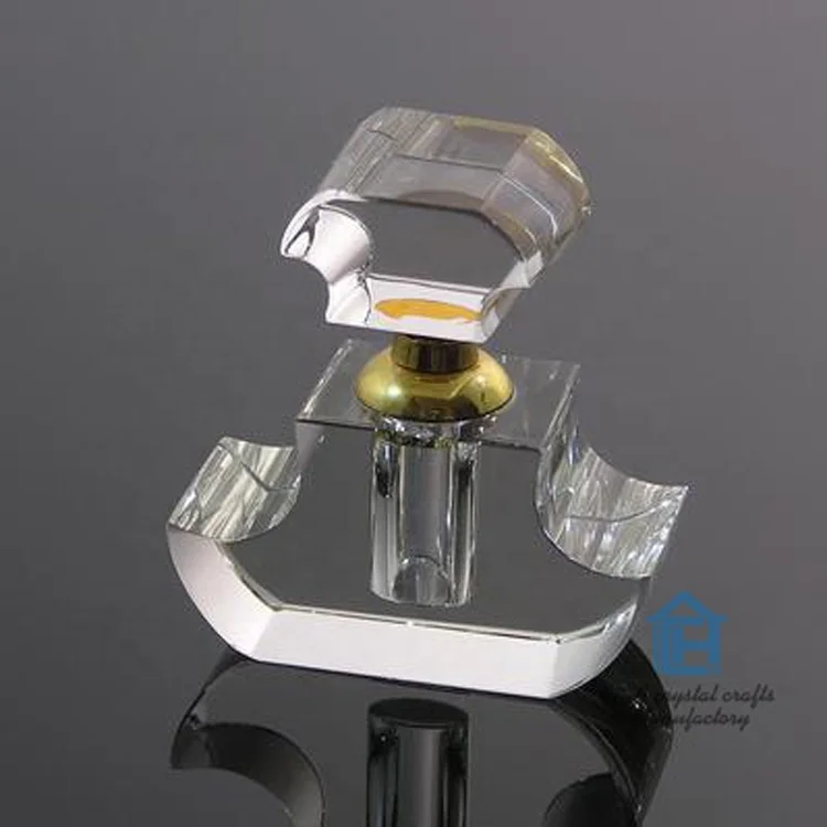 Custom Personalized Empty Crystal Decorative Crystal Perfume Fragrance  Oil Attar  Bottle for Women
