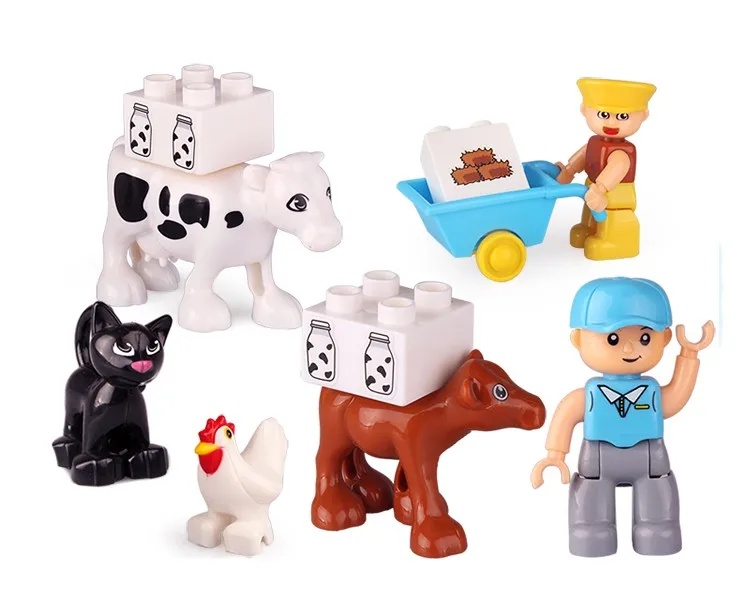 Factory Direct Sales Preschool Educational Early Learning Storytelling Plastic Toy Bricks Building Blocks Sets for Kids