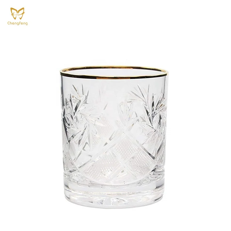 Top Seller Russian Crystal Whisky Glasses Old-fashioned Glassware 24k Gold Rim Buy Gold Wine Glasses,Crystal Brandy Glasses,Antique Rimmed Wine Glasses Product on Alibaba.com