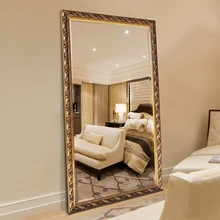 Antique Decoration Floor Stand Dressing Mirror Bedroom Dressing Full Length Mirror Home Decor Full Body Mirror