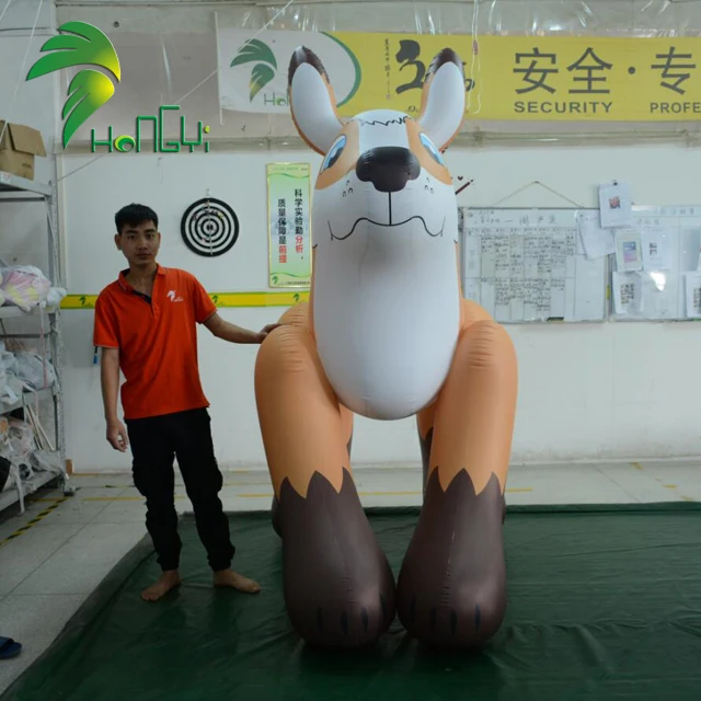 Customized Hongyi Inflatable Husky Dog Toy With Sex SPH