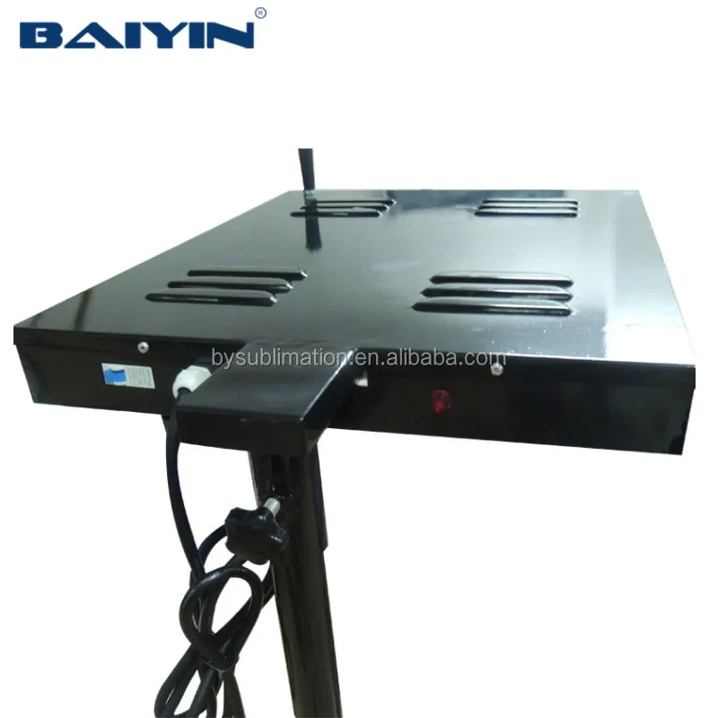 110 В/220 В простая черная сушилка с регулируемой высотой напольная подставка для трафаретной печати футболок одежды