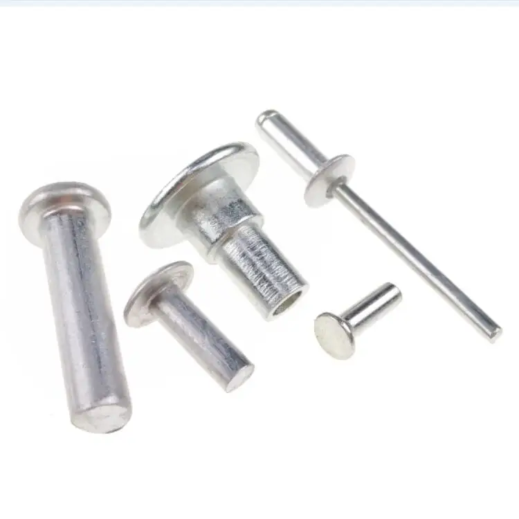 
Плоская ферма головка Твердые алюминиевые заклепки крепеж для листового металла 