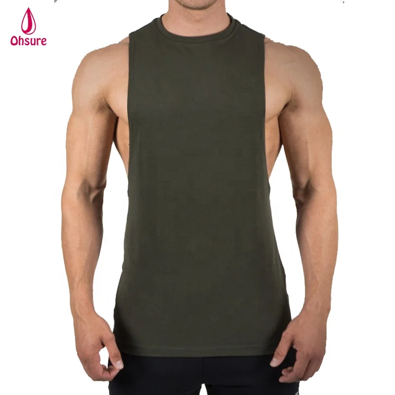 NRYDYMM Mens Tank Top ISGMF Exercise Tank 100% Cotton Bodybuilding Vest