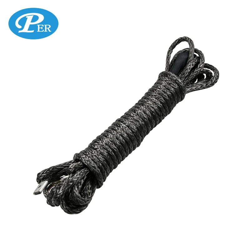 High quality synthetic winch rope with beautiful color  winch rope