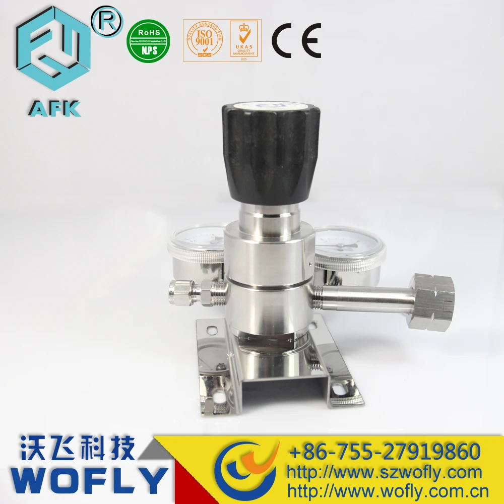 Chemical Lab Laboratory Panel Mounting Nitrogen Gas Low Pressure Regulator Malaysia