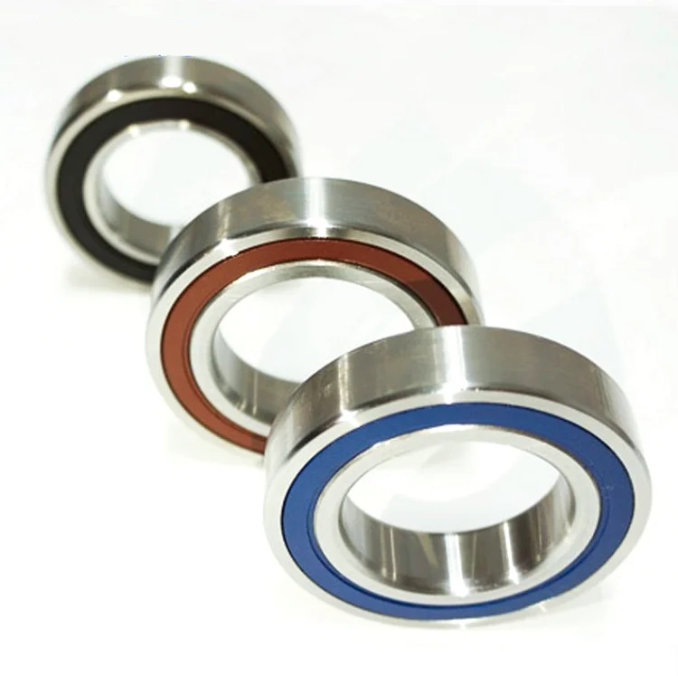 High Speed P4 Grade Spindle Ceramic Bearing H7002C 2RZ P4 Angular Contact Cemramic Ball Bearing 15x32x9mm