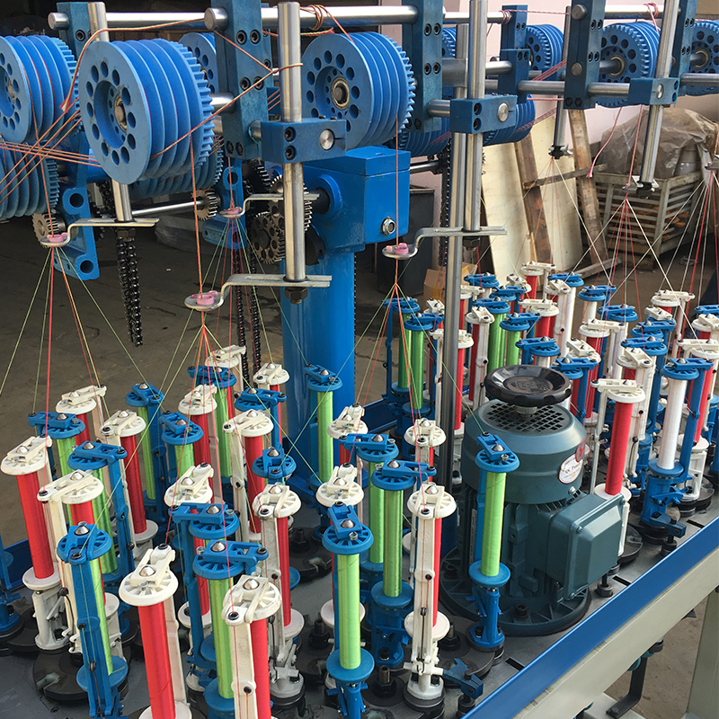 8 шпинделя плетение хлопковая веревка шнур делая машину плетение оборудование