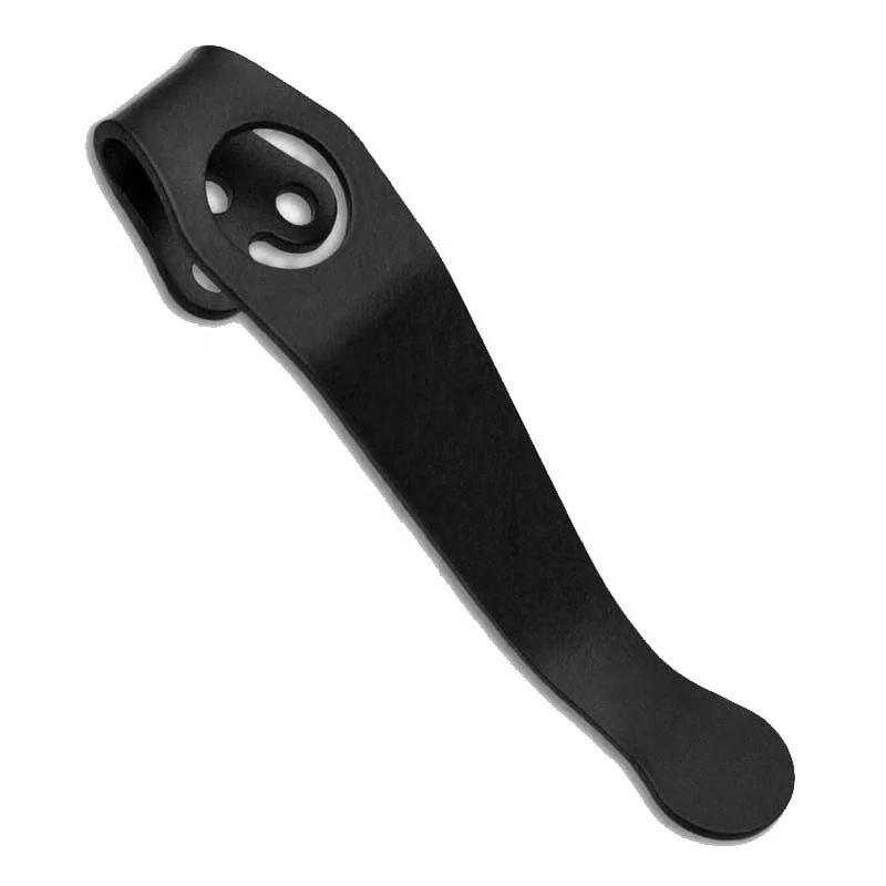 Customized Shape Deep Carry Replacement TC4 Titanium Pocket Clips For Knife And Multi Tool