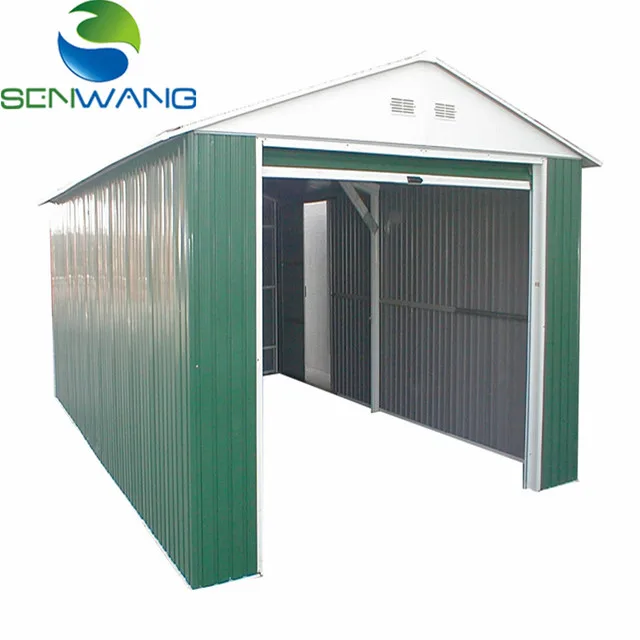 Low Price Steel Structure Metal Prefabricated Car Garages and Sheds Car Garages for Convenience Stores