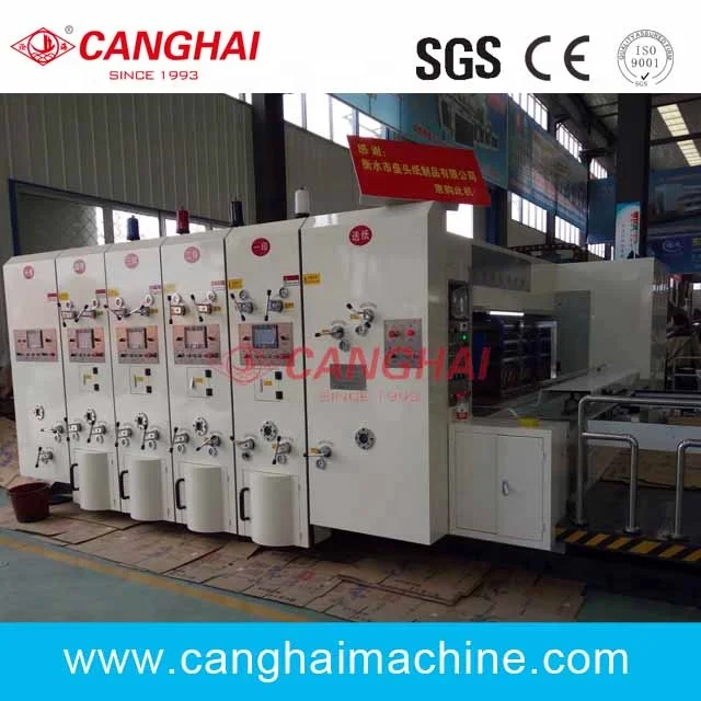 Automatic Front Edge Flexo Printing Slotting Die Cutting Machine