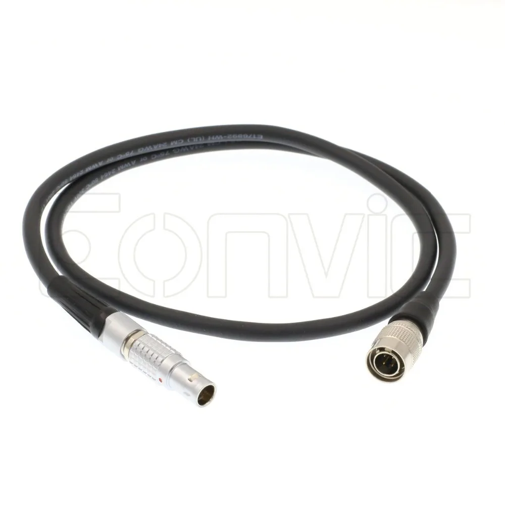 Hirose 4 контактный разъем 2 pin типа «папа» беспроводной видео передатчик силовой кабель для Teradek Бонд ссылка Vaxis Престон MDR-3 от Sonys FS8/F55