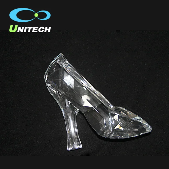 Sofullue Princess Clear Glass Slipper Imitation Crystal