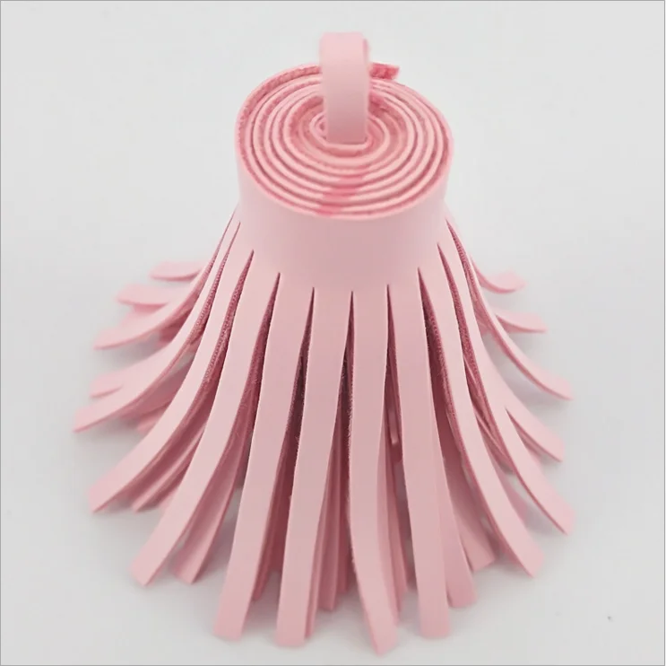 
 Замшевый большой кожаный брелок для ключей Yongze с цепочкой для женщин, брелок для ключей с очаровательной бахромой  