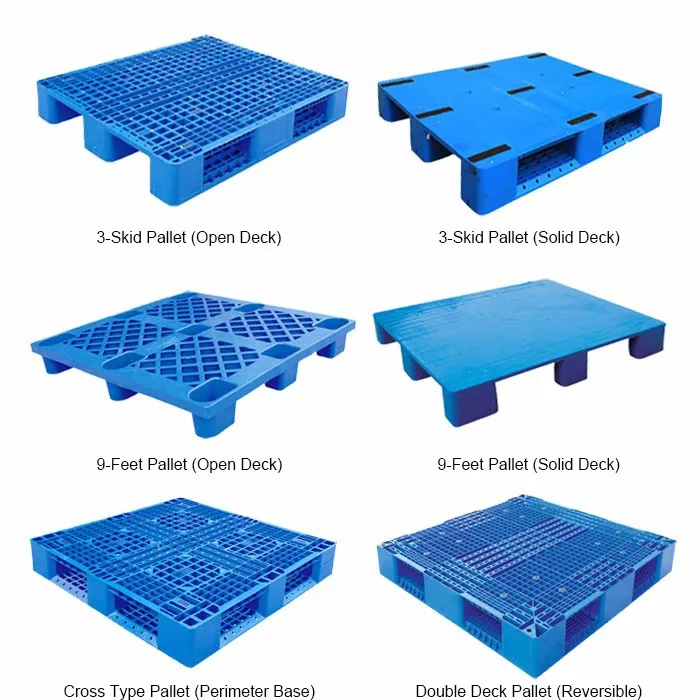 Heavy Duty Double-Faced Plastic Pallet Economical Cargo & Storage Equipment