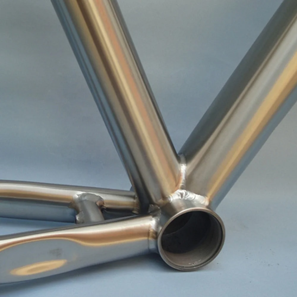 Waltly Cyclocross  700C Titanium Road Bike  Frame with Internal  Cable Routing