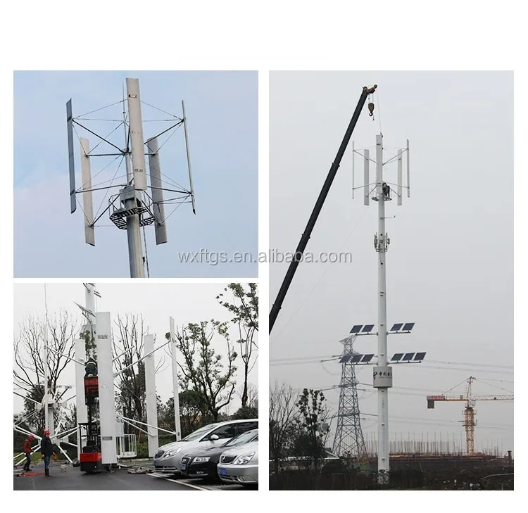 Good Quality 3kw Vertical Axis Wind Turbine for Sale