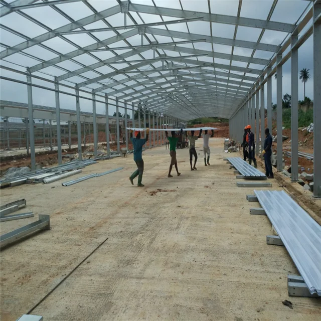 prefab and mobile egg chicken house design for layers in Ghana