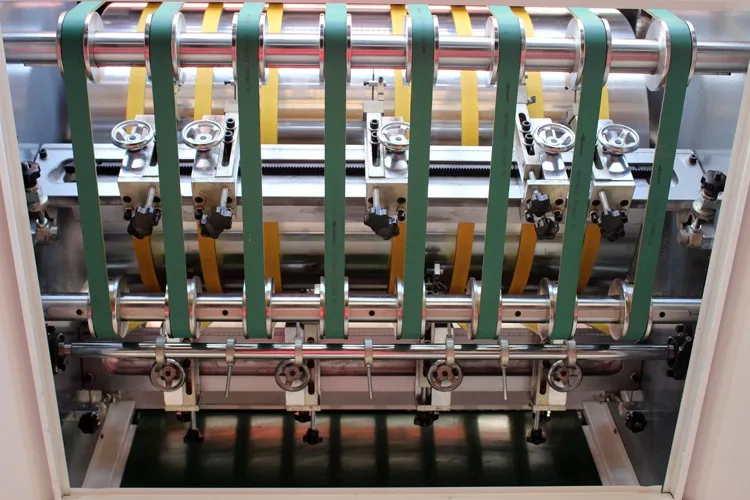 Semi Automatic Roll Dustless Cardboard V Grooving Machine for Rigid Box Making