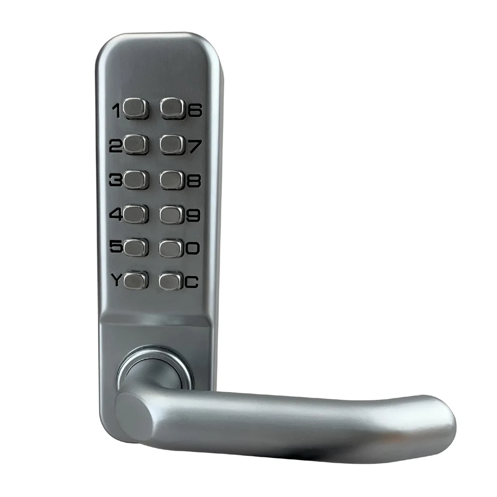 YOHEEN Push Button Digital Keypad Mechanical Combination Password Keyless Door Lock Handle