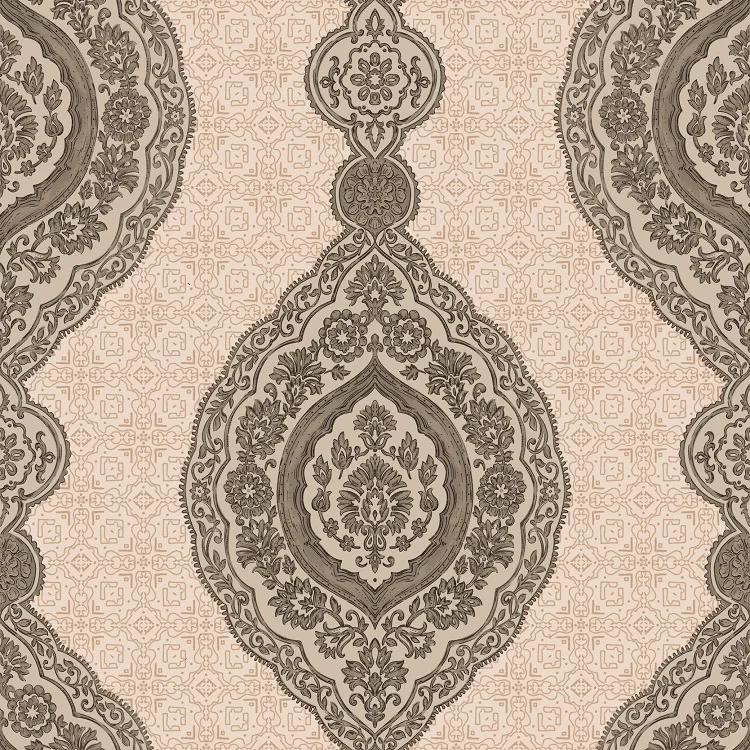 Classic Bohemian Style Vertical Design Living Room Wallpaper