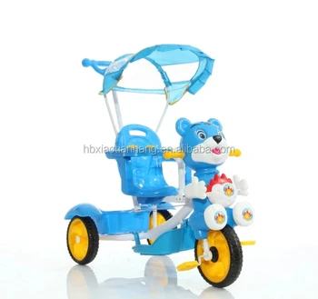 Vélo Tricycle Pour Enfant 2-6 ans - 3 Roues avec Barre à Pousser