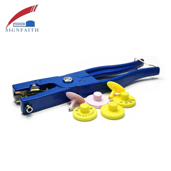 
 Индивидуальная электронная NFC-метка для ушей в виде козы, овцы, свиньи, коровы  