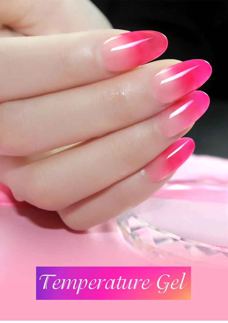 As 15ml 2layers Temperature Color Changing Gel Nail Polish Private