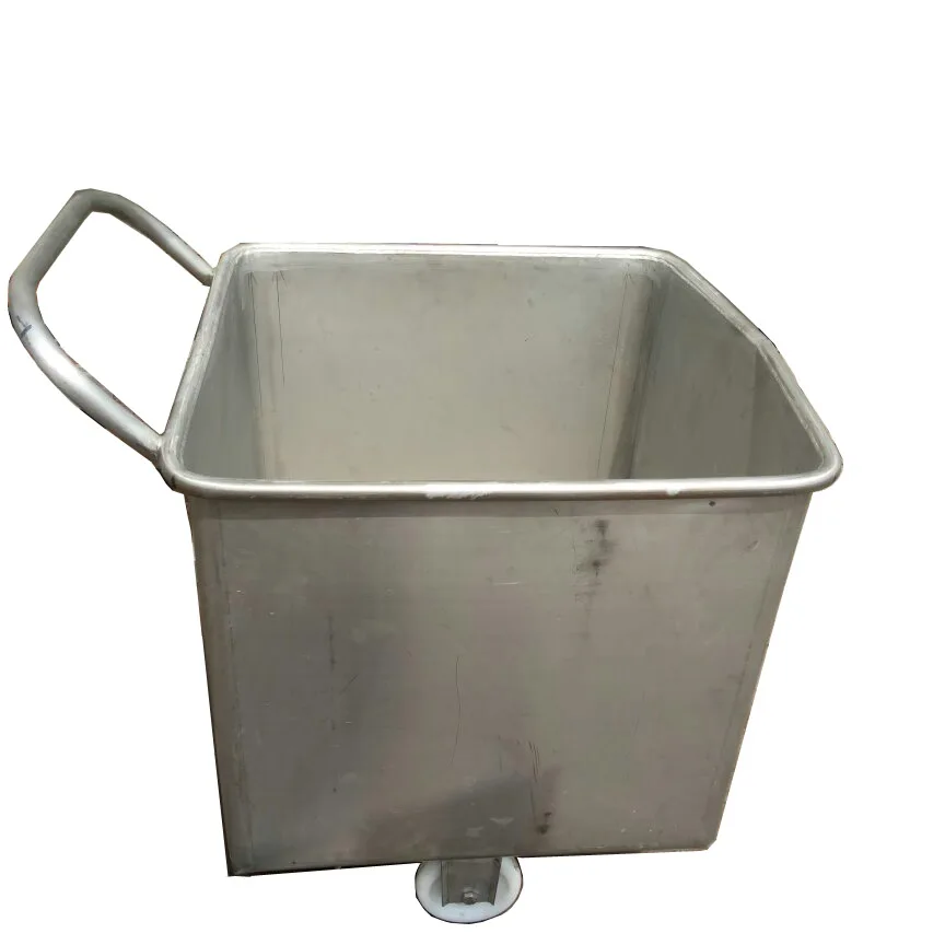 Тележка из нержавеющей стали с колесами для транспортировки