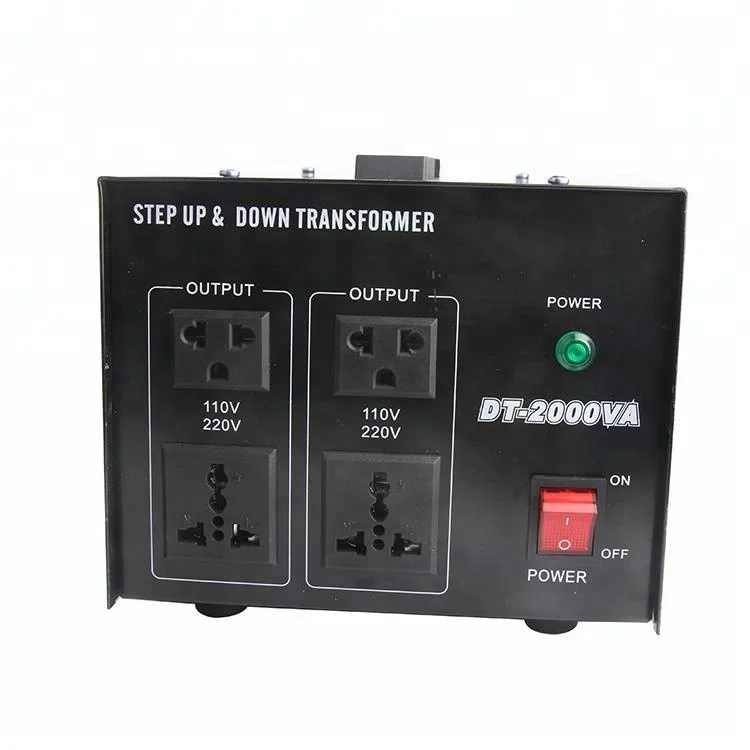 110v至220v交流升压降压转换器2000W，重型变压器，用于连续使用