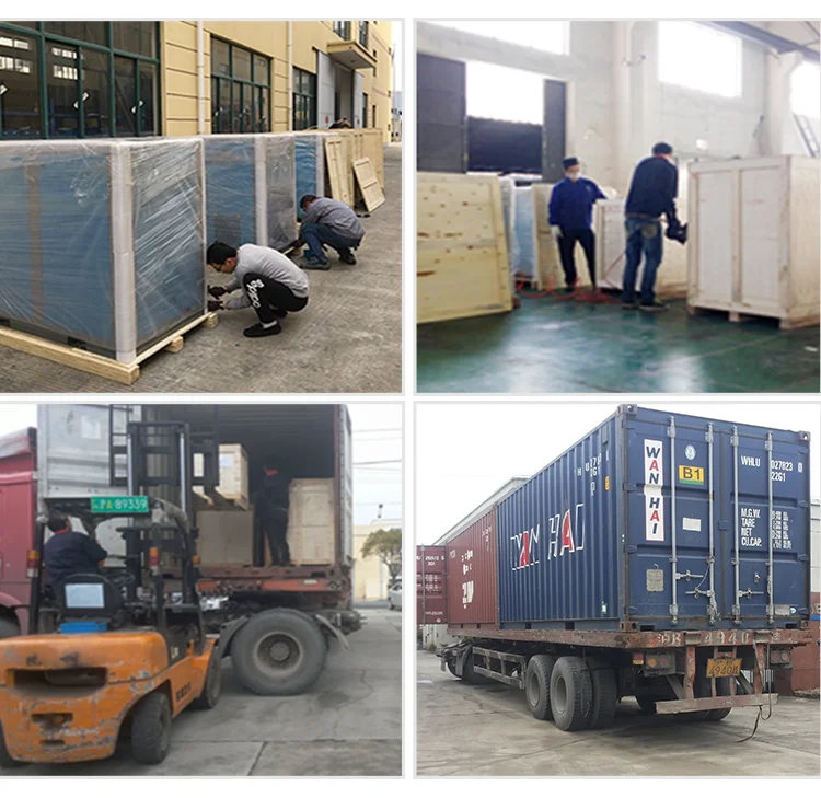 55kW Two Stage Inverter Screw Air Compressor Direct Driven Electric Rotary Stationary