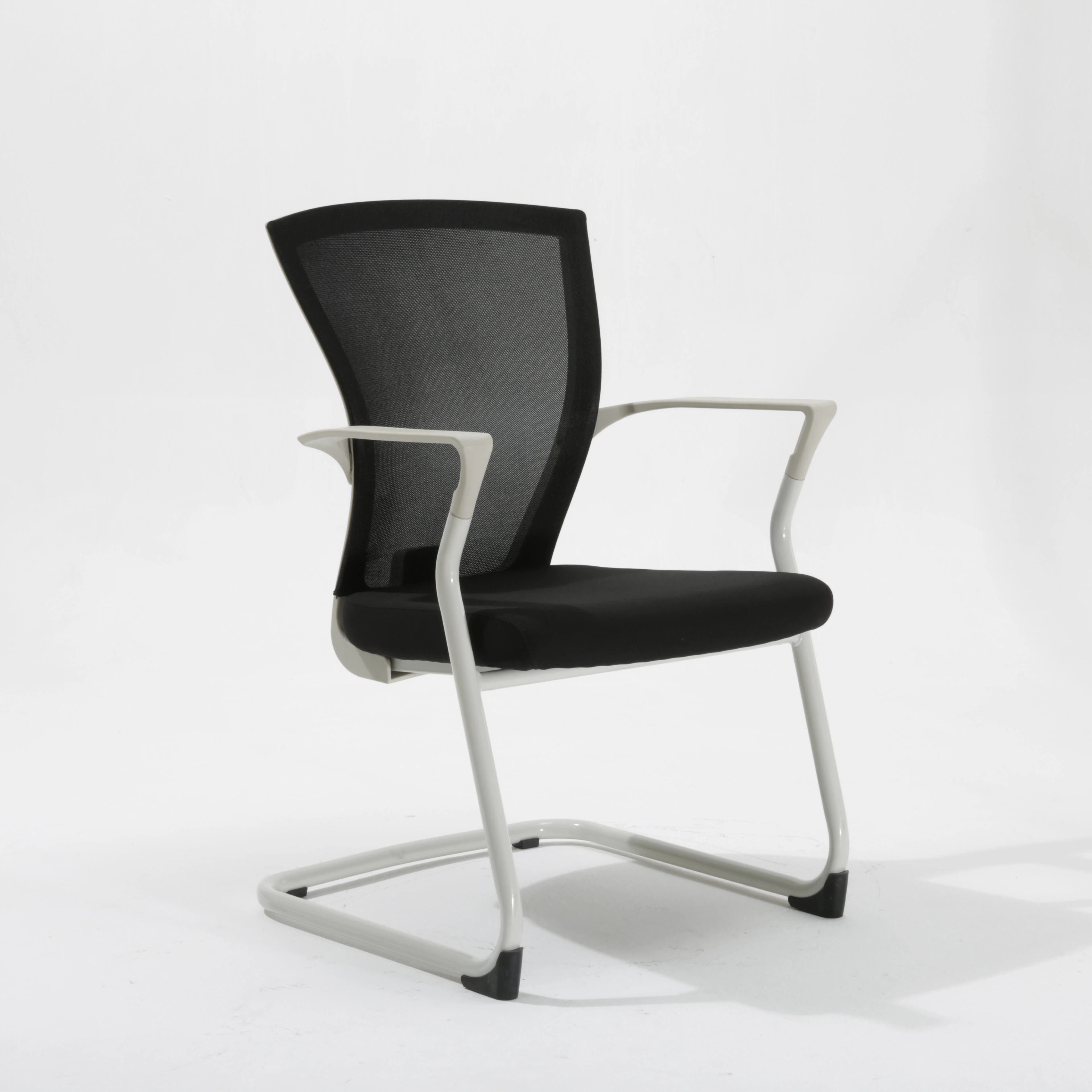 Color : White Executive Recline Bow-Shape Office Chair Ergonomic Desk Chairs Armrest Computer Chair Staff Chair Office Furniture Padded Office Chair