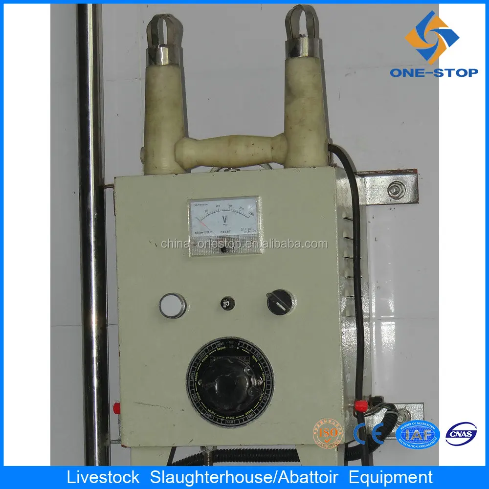 Manual Pig Electric Stunner as Pig Mini Slaughterhouse Equipment