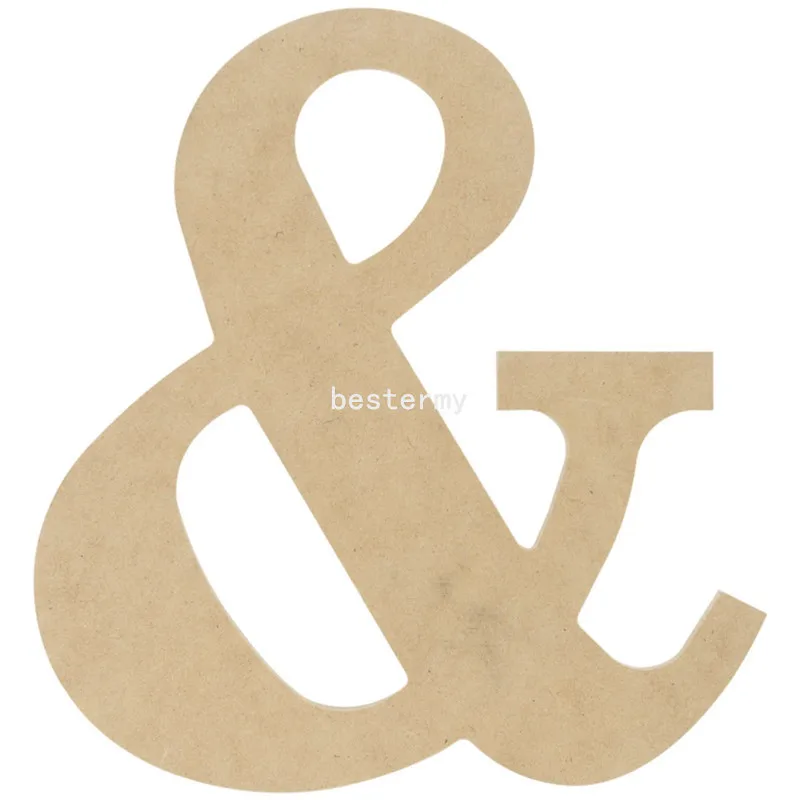 MPI MDF Classic Font Wood Letters and Numbers 9.5-Inch Letter-S 