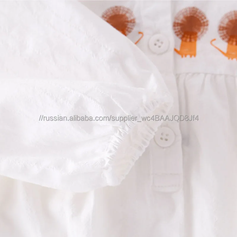 Sambede последние 1-6years милые девушки пастырской рубашка детская одежда для весны SM7Q30512