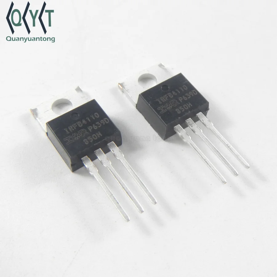 2PCS IRFB4110 Transistor N-MOSFET 100V 180A 370W TO220AB 