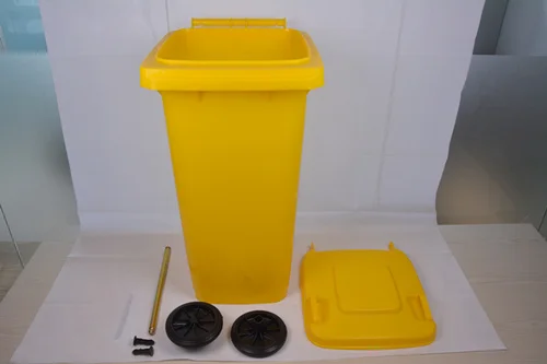 96 галлонов большой объем мусорный бак пластикового мусорного ведра для управления