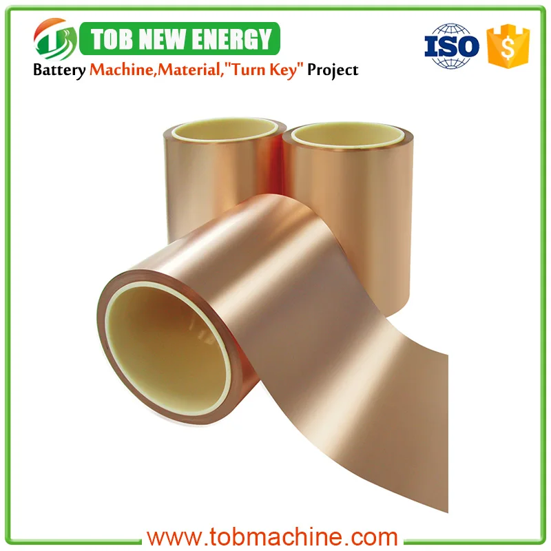 Lithium Battery Rolled Raw Material Copper Foil Price
