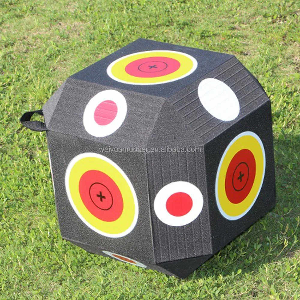 3d Cube Archery Target Dice Eva Foam Target Indoor And Outdoor Shooting