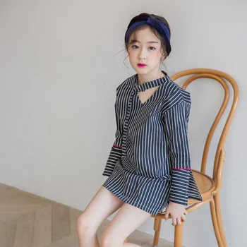 Source 2017 Korea style kids girls dress cute angel one piece