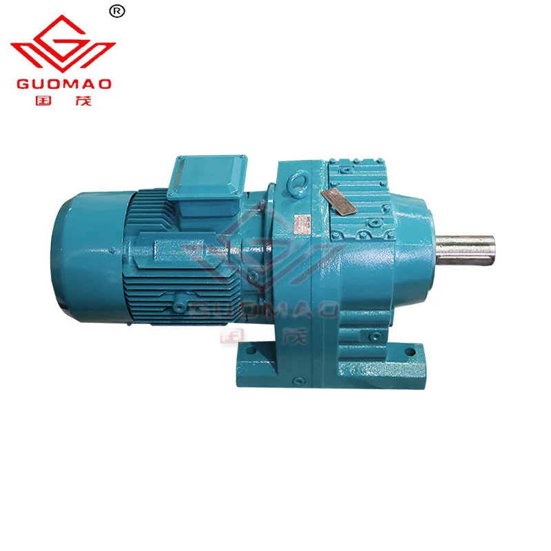 Gr89 Helical Guomao Inline Gear Motor Reducer Used For Mixer Conveyor ...