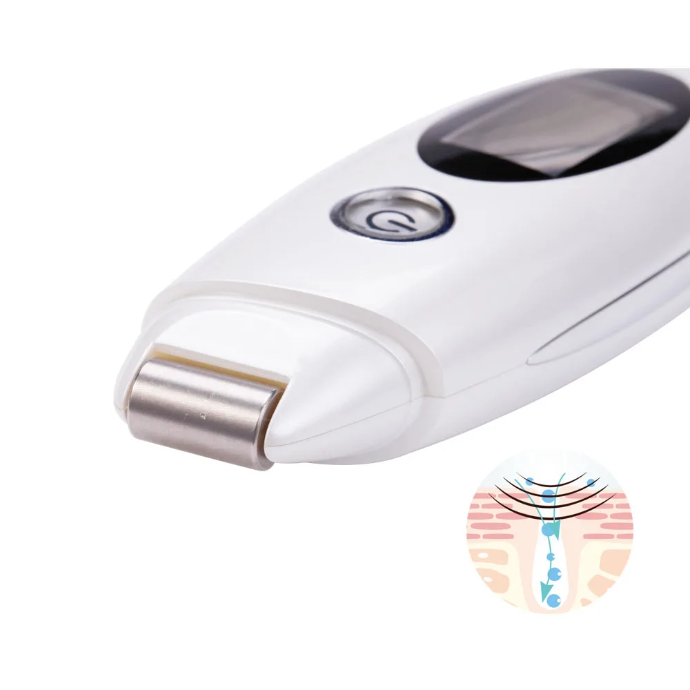 2024 Private Label Professional Ultrasonic Skin Spatula Blackhead Remover Facial Scrubber Facial Cleansing