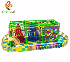 Steel Wall Climbing Kids Games Adventure Playground Rope for Shopping Mall Use