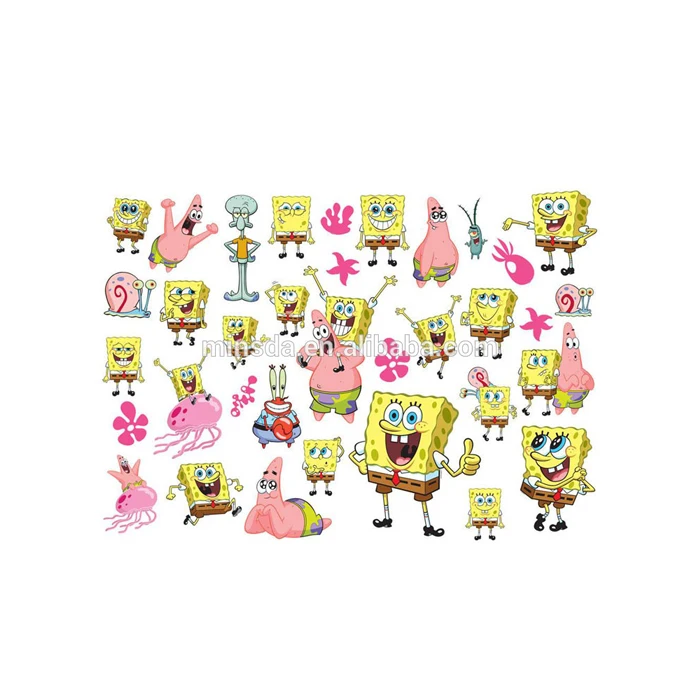 女の子のステッカーのための漫画スポンジボブネイルデカールアートステッカー Buy スポンジネイルアートステッカー ネイルデカールステッカー ネイルステッカーデカール Product On Alibaba Com